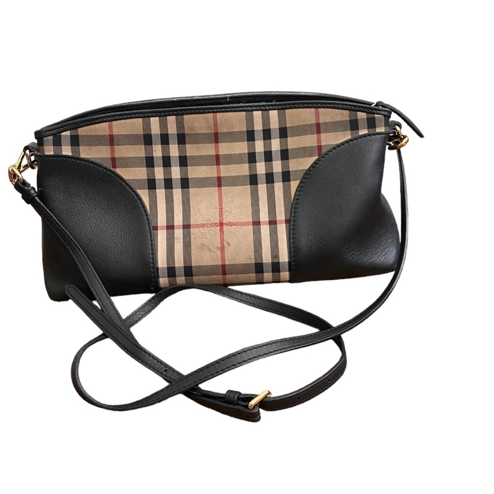 ❤️ Authentic Burberry Leather Check Bag